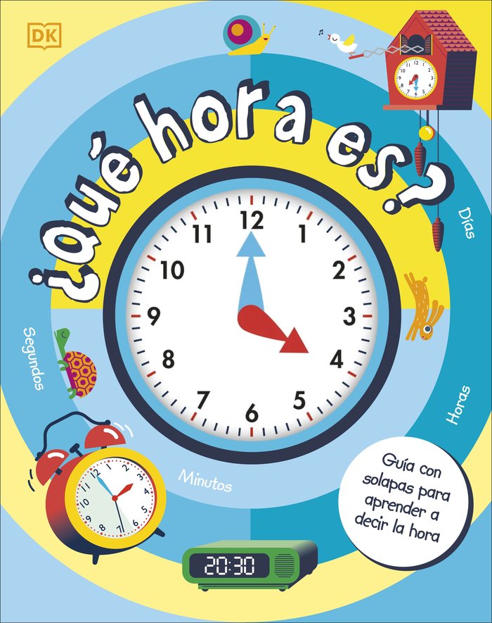 QUE HORA ES, de DK | portada del libro