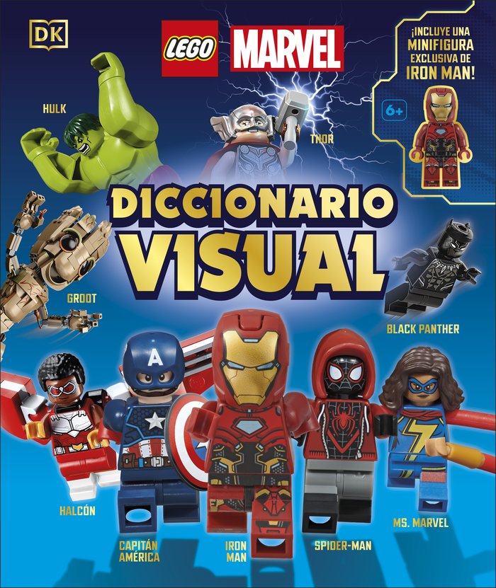 LEGO MARVEL. DICCIONARIO VISUAL, de DK | portada del libro