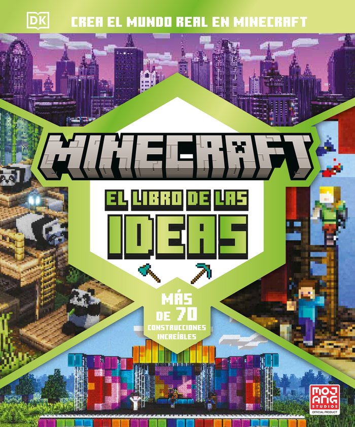 MINECRAFT: EL LIBRO DE LAS IDEAS, de DK | portada del libro