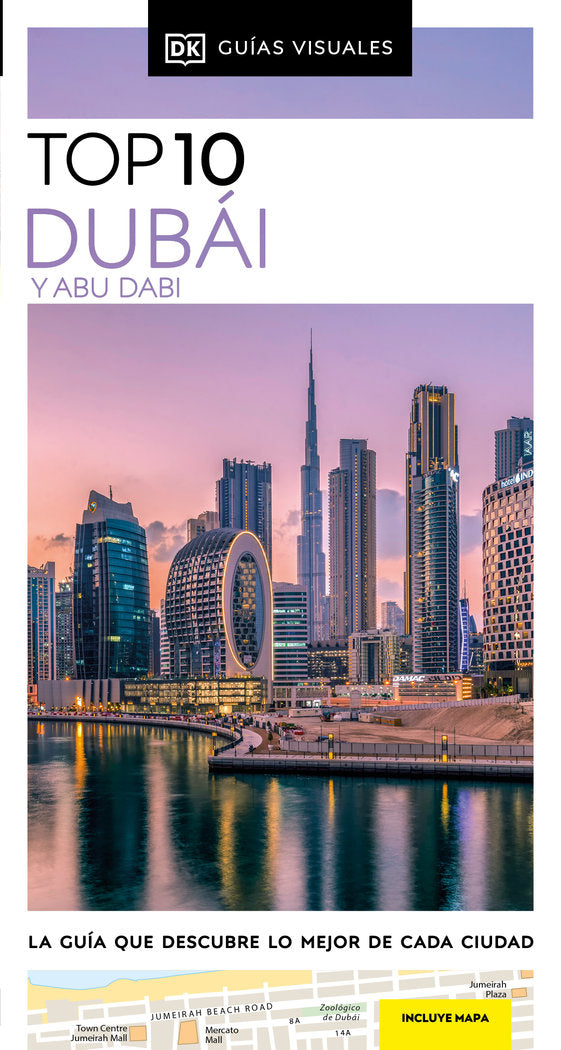 DUBAI Y ABU DABI GUIAS VISUALES TOP 10, de DK | portada del libro