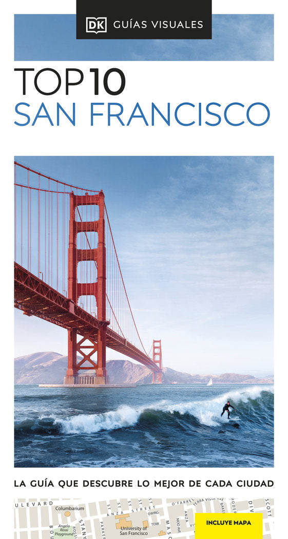 SAN FRANCISCO GUIAS VISUALES TOP 10, de DK | portada del libro
