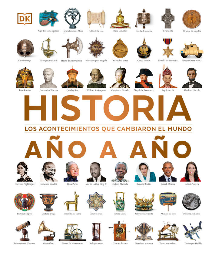 HISTORIA AÑO A AÑO, de DK | portada del libro