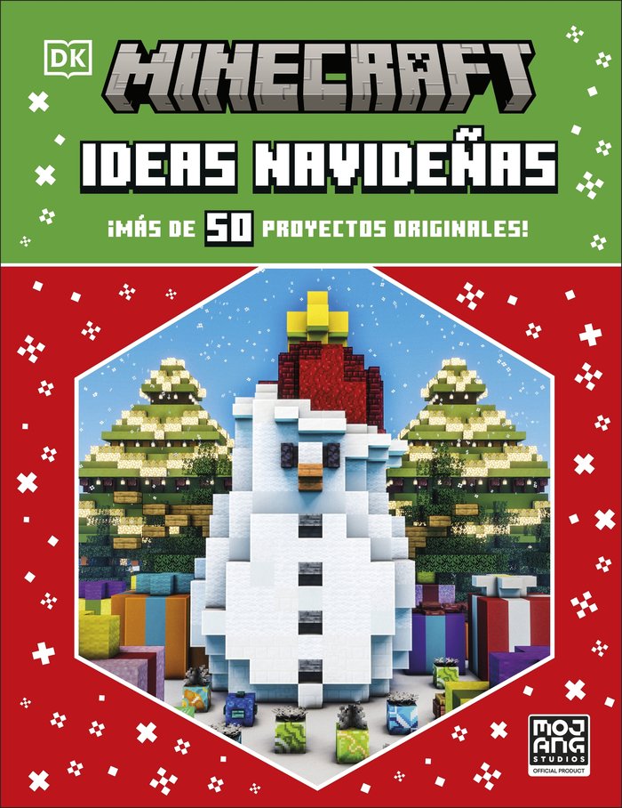MINECRAFT IDEAS NAVIDEÑAS, de DK | portada del libro