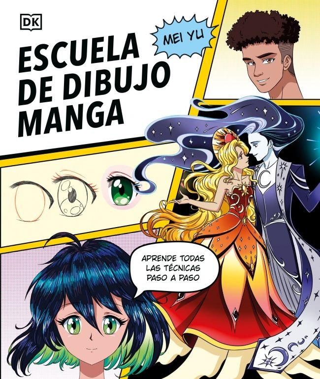 ESCUELA DE DIBUJO MANGA, de DK | portada del libro