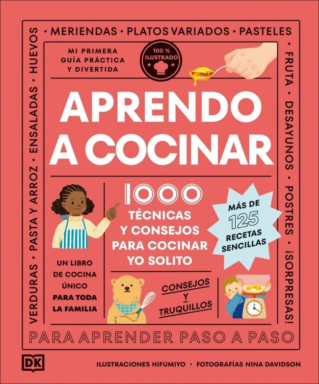 APRENDO A COCINAR, de DK | portada del libro