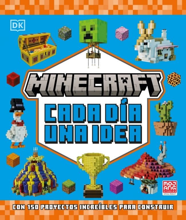 MINECRAFT. CADA DIA UNA IDEA, de DK | portada del libro