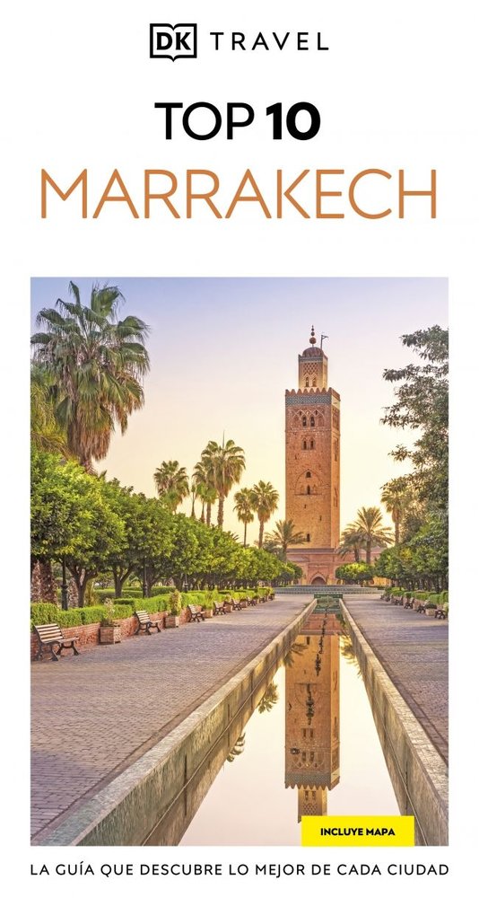 TOP 10 MARRAKECH 2025, de DK | portada del libro
