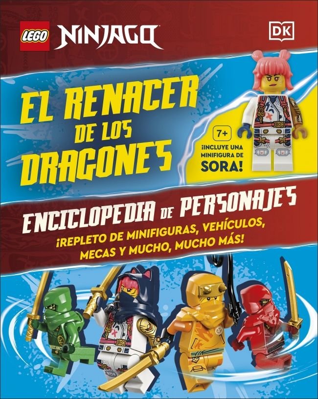 LEGO NINJAGO EL RENACER DE LOS DRAGONES ENCICLOPEDIA DE PERS, de DK | portada del libro