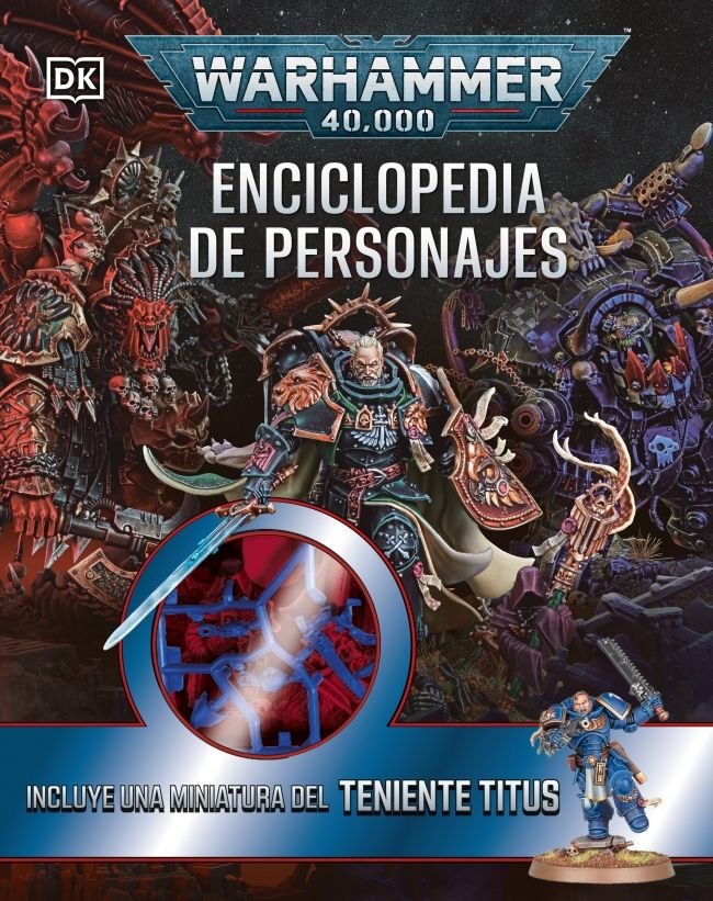 Warhammer 40.000 Enciclopedia de personajes, de DK | portada del libro