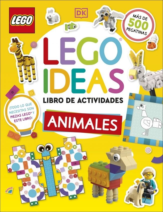 LEGO IDEAS LIBRO DE ACTIVIDADESANIMALES, de DK | portada del libro
