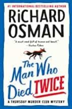 THE MAN WHO DIED TWICE, de Richard Osman | portada del libro