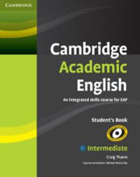 Cambridge Academic English B1+ Intermediate Student's Book, de Thaine, Craig | portada del libro
