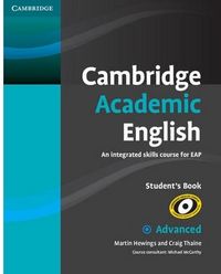 Cambridge Academic English C1 Advanced Student's Book, de Hewings, Martin | portada del libro