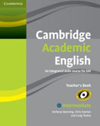 Cambridge Academic English B1+ Intermediate Teacher's Book, de VV.AA. | portada del libro