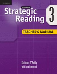 Strategic Reading Level 3 Teacher's Manual 2nd Edition, de O'Reilly, Kathleen | portada del libro