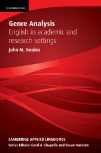 Genre Analysis, de Swales, John | portada del libro