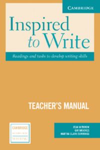 Inspired to Write Teacher's Manual, de Withrow, Jean | portada del libro