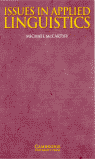 Issues in Applied Linguistics, de McCarthy, Michael | portada del libro