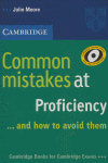 Common Mistakes at Proficiency...and How to Avoid Them, de Moore, Julie | portada del libro