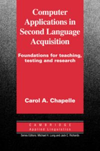 Computer Applications in Second Language Acquisition, de Chapelle, Carol A. | portada del libro
