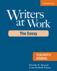 Writers at Work The Essay Teacher's Manual, de Zemach, Dorothy E. | portada del libro