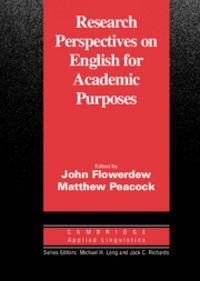 Research Perspectives on English for Academic Purposes, de Flowerdew, John | portada del libro