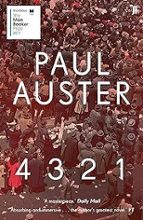 4 3 2 1, de Paul Auster | portada del libro