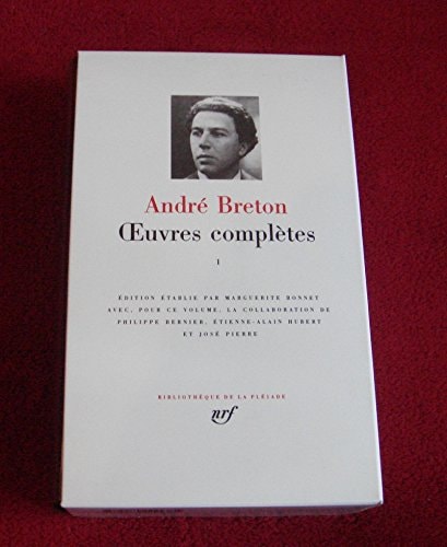 OEUVRES COMPLETES T1, de André Breton | portada del libro