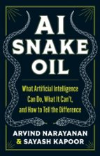 AI Snake Oil, de ARVIND NARAYANAN | portada del libro