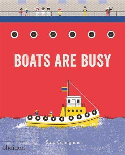 BOATS ARE BUSY, de SARA GILLINGHAM | portada del libro
