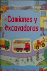 CAMIONES Y EXCAVADORAS. LIBRO CON IMANES | portada del libro