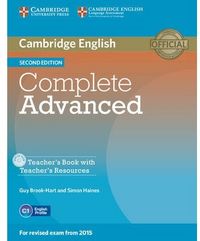 Complete Advanced Teacher's Book with Teacher's Resources CD-ROM 2nd Edition, de VV.AA. | portada del libro