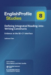 DEFINING INTEGRATED READING-INTO-WRITING CONSTRUCTS. DEFINING INTEGRATED READING, de HEYDERMAN,EMMA | portada del libro