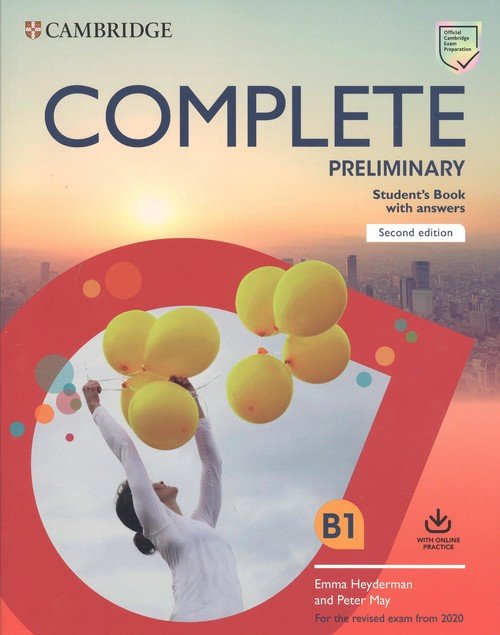 COMPLETE PRELIMINARY B1 STUDENTS BOOK WITH ANSWERS, de HEYDERMAN EMMA | portada del libro