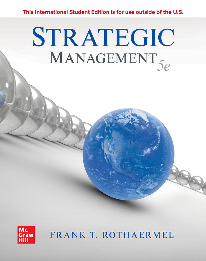 ISE Strategic Management: Concepts, de ROTHAERMEL | portada del libro