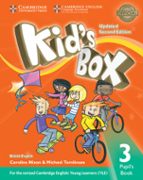 KID'S BOX LEVEL 3 PUPIL'S BOOK BRITISH ENGLISH, de Varios autores | portada del libro