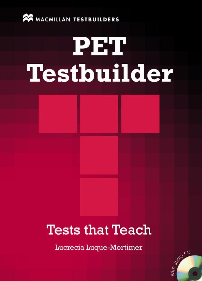 PET TESTBUILDER -Key Pk, de Luque-Mortimer | portada del libro