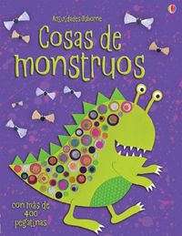 Cosas de monstruos: con más de 400 pegatinas, de AA.VV. | portada del libro