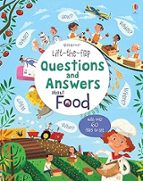 LIFT-THE-FLAP QUESTIONS AND ANSWERS ABOUT FOOD, de Katie Daynes | portada del libro