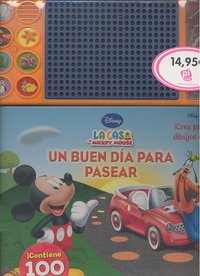UN BUEN DIA PARA PASEAR MICKEY MOUSE, de DISNEY | portada del libro