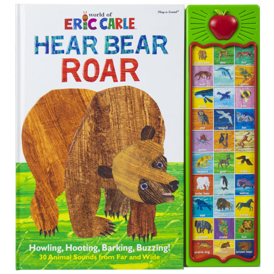 World of Eric Carle: Hear Bear Roar Sound Book, de PI KIDS | portada del libro