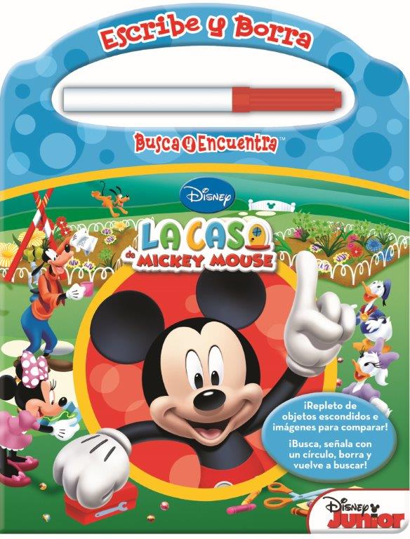 PINTAR Y BORRAR LA CASA DE MICKEY WELF, de Mickey | portada del libro