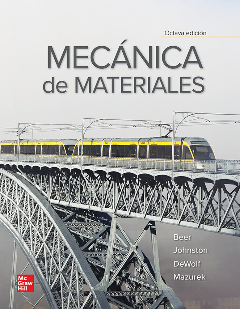 MECANICA DE MATERIALES (8ª EDICION) + CONNECT, de BEER | portada del libro