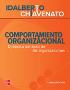 COMPORTAMIENTO ORGANIZACIONAL, de IDALBERTO CHIAVENATO | portada del libro