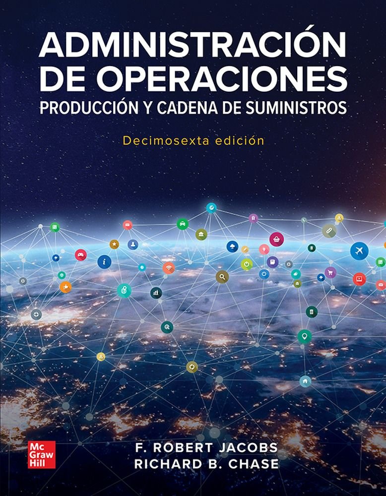 ADMINISTRACION DE OPERACOINES. PRODUCCION Y CADENA DE SUMINISTROS | portada del libro
