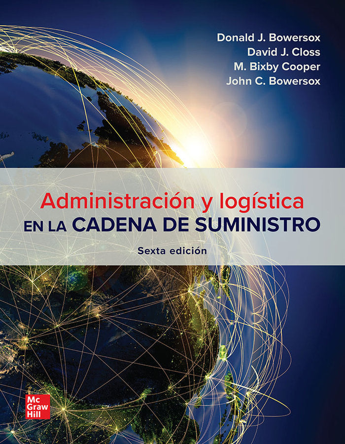 ADMIN LOGISTICA CADENA SUMINISTROS 6ED, de DONALD J BOWERSOX | portada del libro
