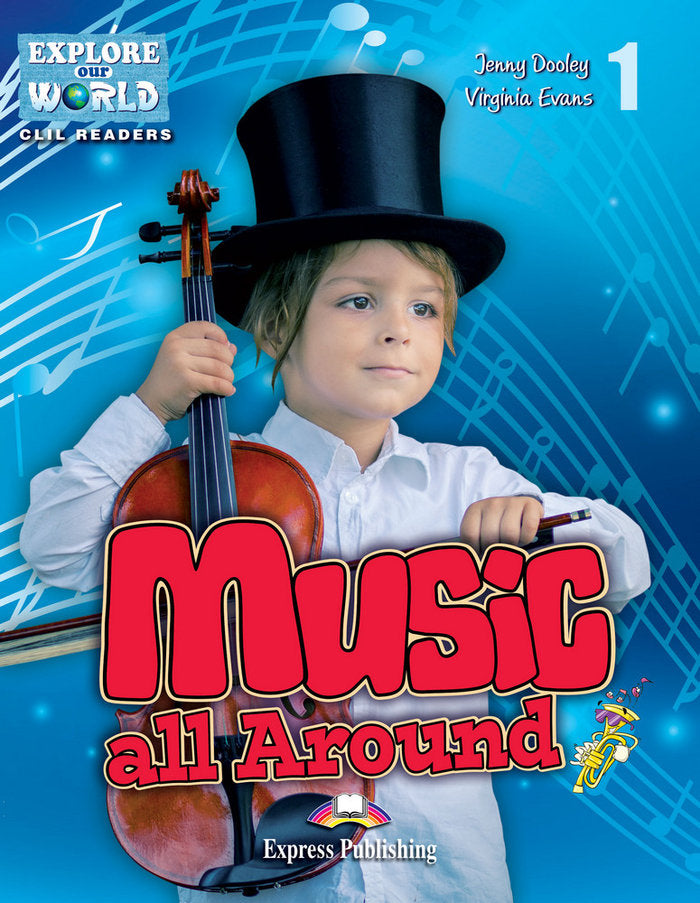 MUSIC ALL AROUND, de Express Publishing (obra colectiva) | portada del libro