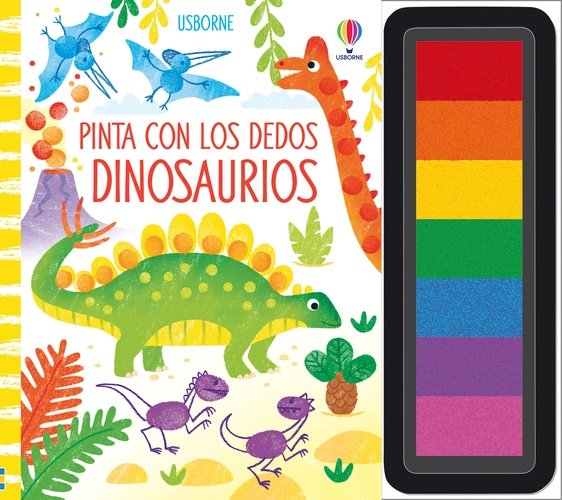 DINOSAURIOS PINTA CON LOS DEDOS, de WATT FIONA | portada del libro