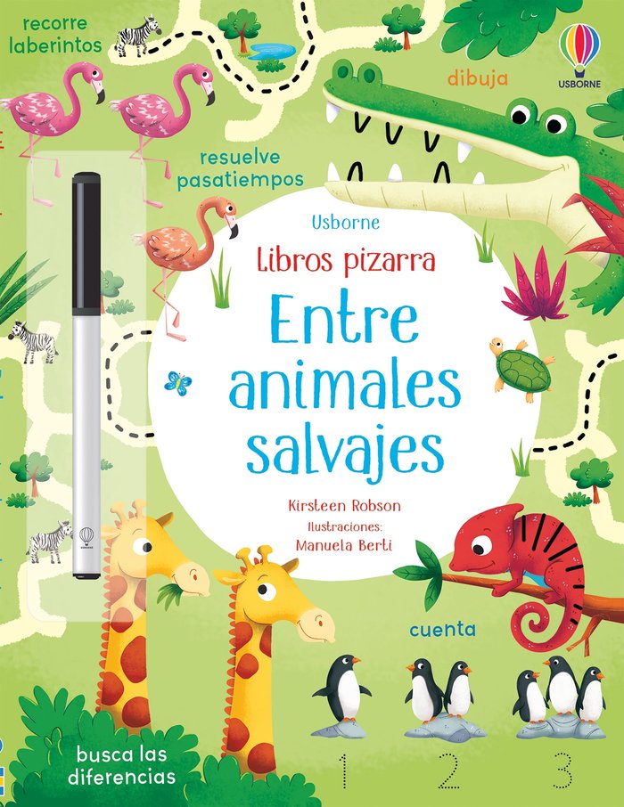 ENTRE ANIMALES SALVAJES LIBROS PIZARRA, de ROBSON, KIRSTEEN | portada del libro