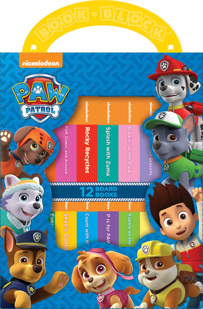 Paw Patrol 12 Board Books M1L, de PATRULLA CANINA | portada del libro